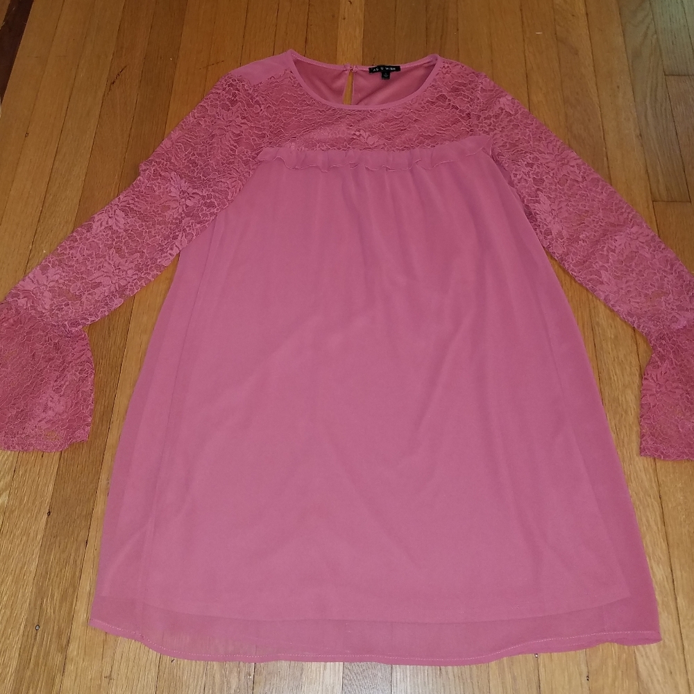 AS U WISH pink dress